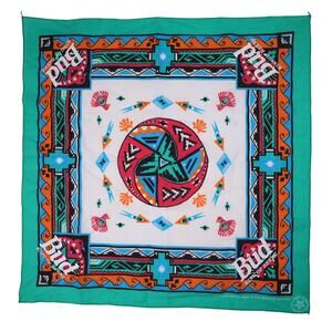 Vintage Wamcraft Budweiser Bud King of Beers Aztec Southwestern Bandana